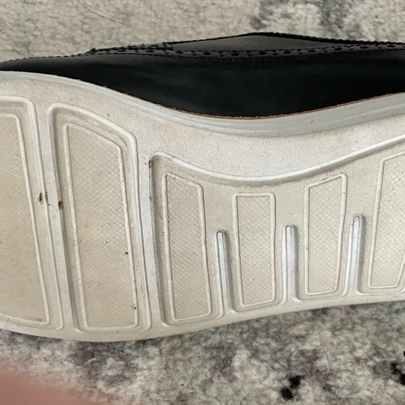 Mens Cole Haan Long LunarGrand Wingtip Oxford Leather Lace Up - Black 11.5 - Picture 11 of 11